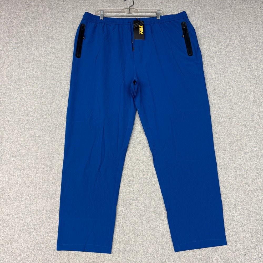 Outdoorsports Track Pants 3XL Blue Athletic Hiking Zipper Pockets Drawstring NWT